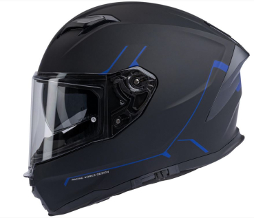 Integralhelm "Stinger R2" - SPEC-X - schwarz/blau